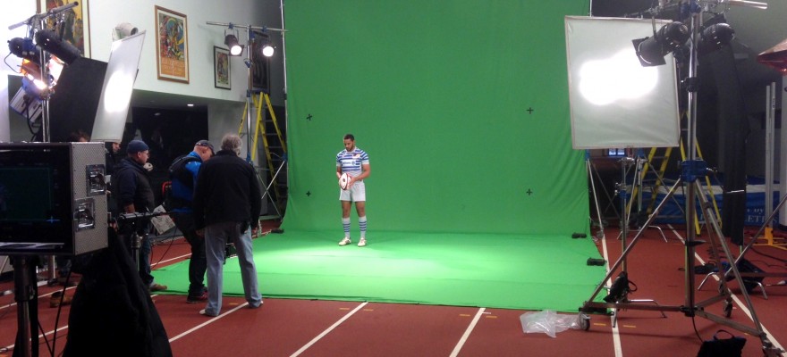 The London 2012 warm-up track at Allianz Park