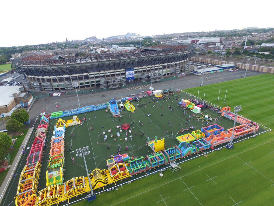 A corporate event at Murrayfield