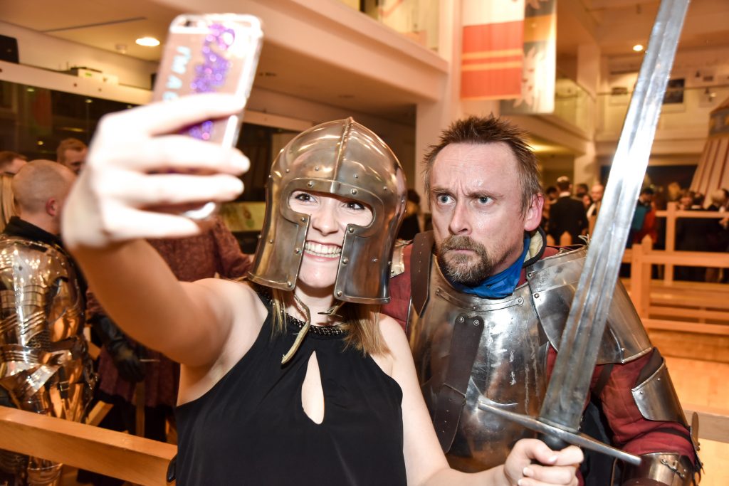 Actors at the Royal Leeds Armouries 