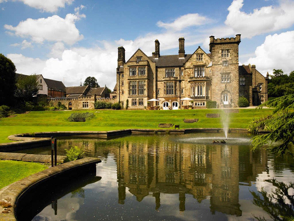 Image showing the front of the Breadsall Priory, A Marriott Hotel and Country Club.