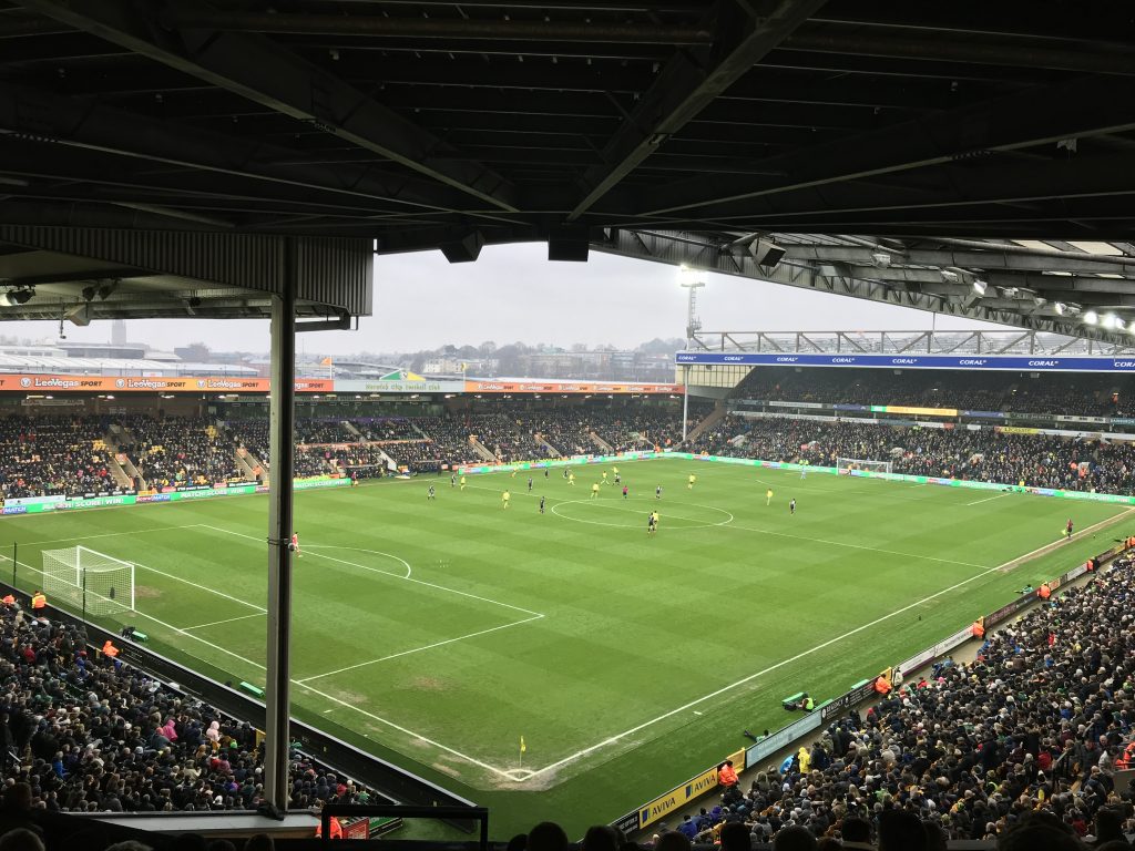 Image of Carrow Road Stadium pitch