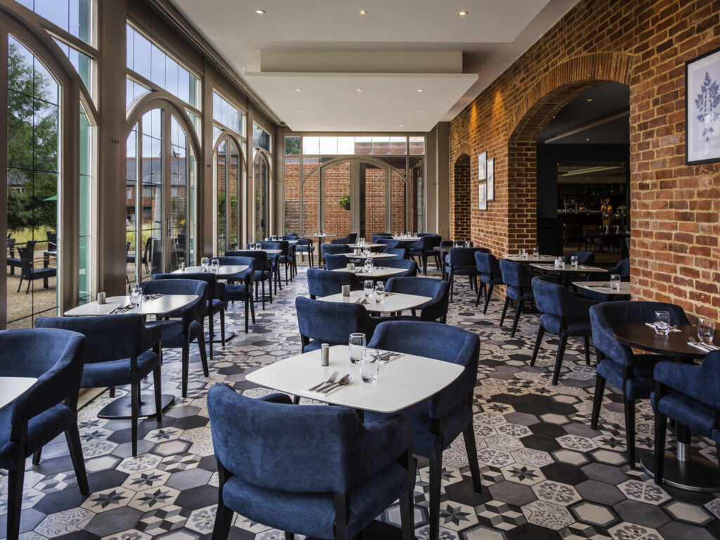 Dining area at Walton Hall Hotel