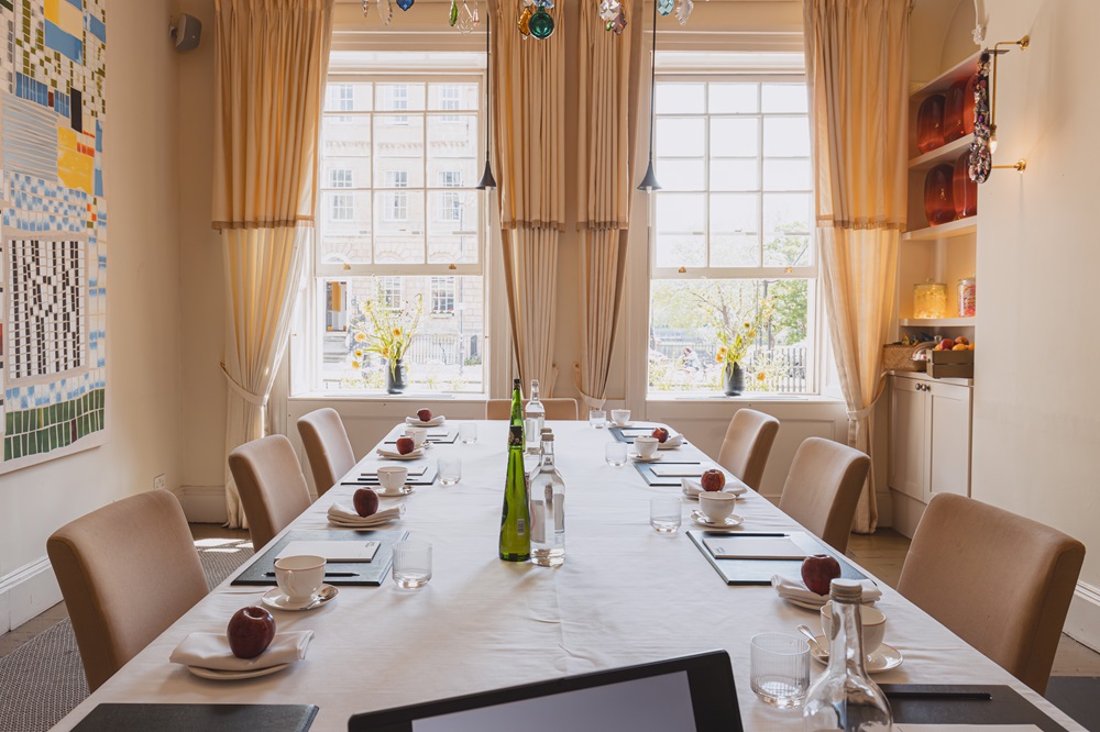 Image showing an intimate meeting room at No.15 Bath by GuestHouse.