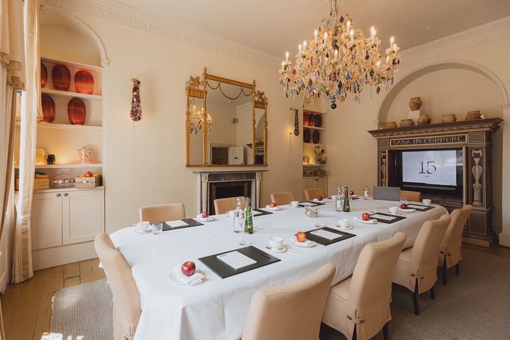 Image showing an intimate meeting room at No.15 Bath by GuestHouse.