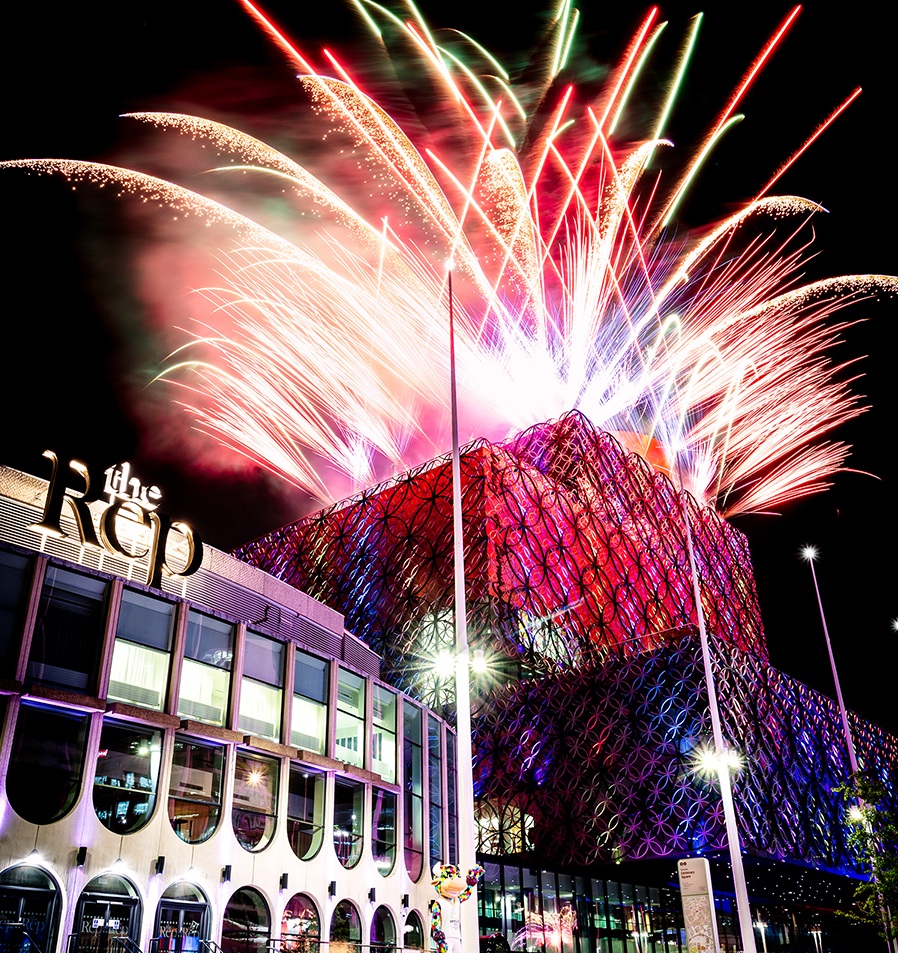 Exterior shot of The Library of Birmingham, a unique Christmas Venue.